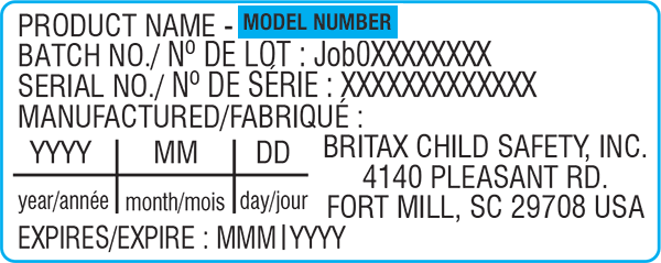 Serial number location alt French