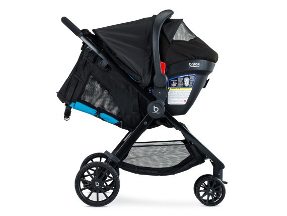 B-Clever & B-Safe Gen2  - Cool Flow Teal-  Travel System Right Facing