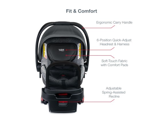 B-Free Sport & B-Safe Gen2 FlexFit+ Asher - Car Seat ATF 1