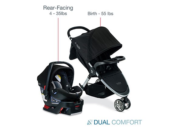 2017 B-Agile 3 / B-Safe 35 Travel System -  Features1