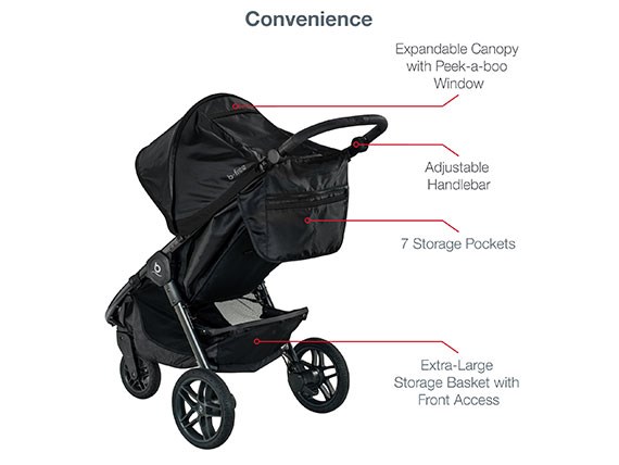B Free Stroller- Features 2